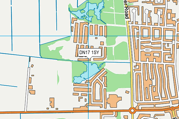 DN17 1SY map - OS VectorMap District (Ordnance Survey)