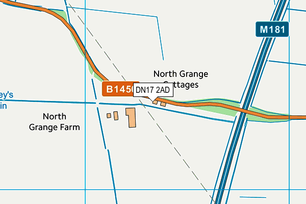 DN17 2AD map - OS VectorMap District (Ordnance Survey)