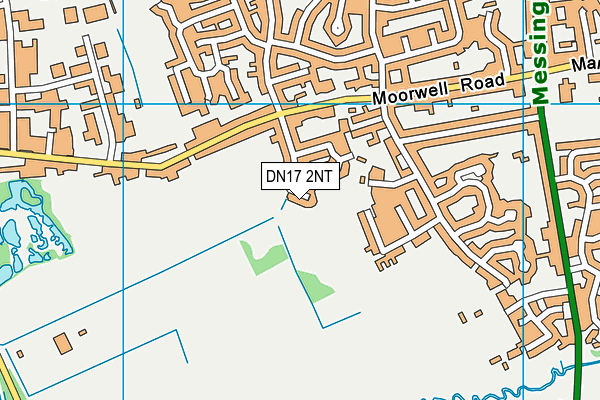 DN17 2NT map - OS VectorMap District (Ordnance Survey)