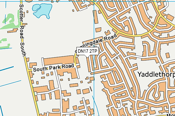 DN17 2TP map - OS VectorMap District (Ordnance Survey)