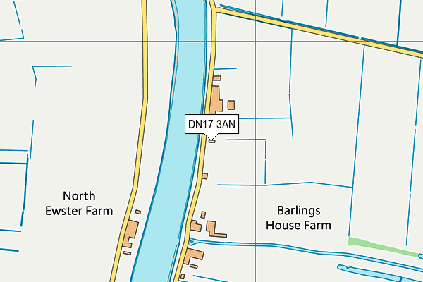 DN17 3AN map - OS VectorMap District (Ordnance Survey)