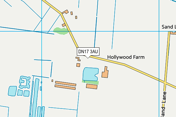 DN17 3AU map - OS VectorMap District (Ordnance Survey)