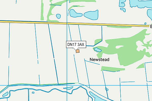 DN17 3AX map - OS VectorMap District (Ordnance Survey)