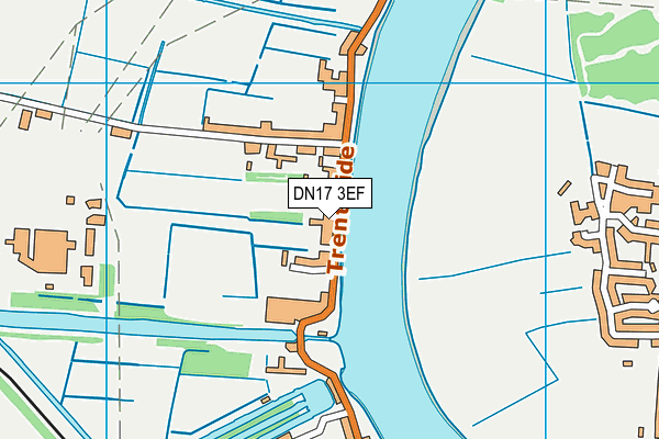 DN17 3EF map - OS VectorMap District (Ordnance Survey)