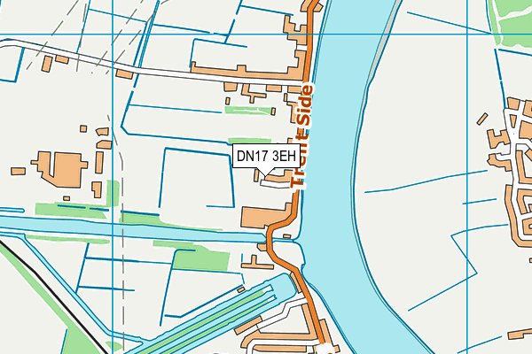 DN17 3EH map - OS VectorMap District (Ordnance Survey)