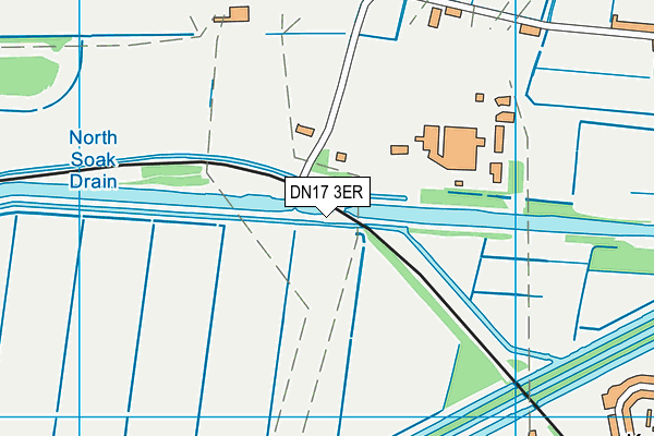 DN17 3ER map - OS VectorMap District (Ordnance Survey)