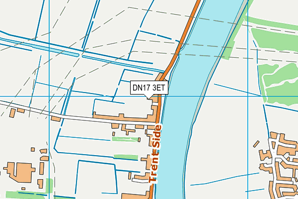 DN17 3ET map - OS VectorMap District (Ordnance Survey)