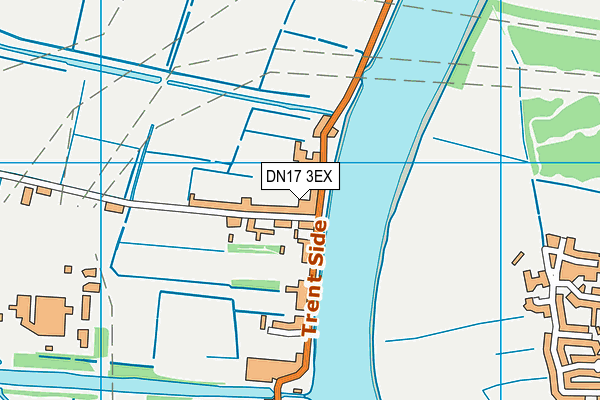 DN17 3EX map - OS VectorMap District (Ordnance Survey)