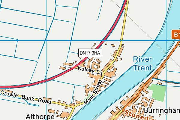 DN17 3HA map - OS VectorMap District (Ordnance Survey)