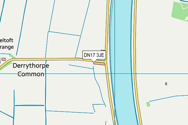 DN17 3JE map - OS VectorMap District (Ordnance Survey)