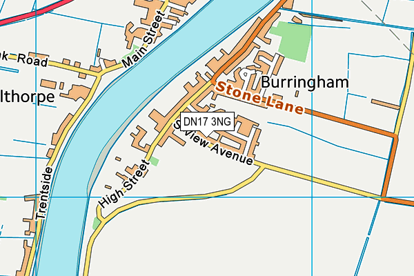 DN17 3NG map - OS VectorMap District (Ordnance Survey)