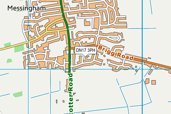 DN17 3PH map - OS VectorMap District (Ordnance Survey)