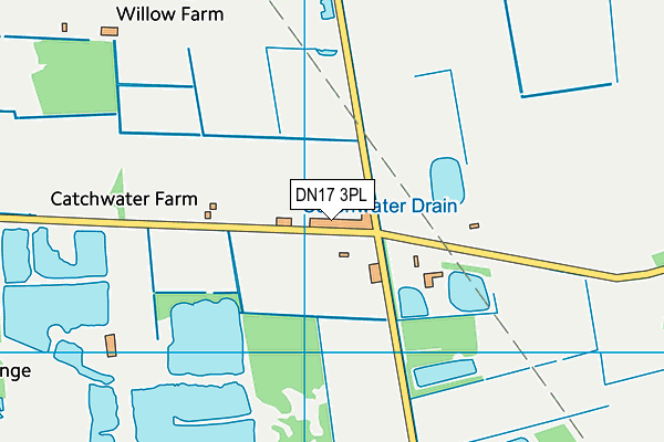 DN17 3PL map - OS VectorMap District (Ordnance Survey)