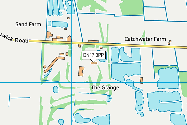 Grange Park Golf And Tennis Club map (DN17 3PP) - OS VectorMap District (Ordnance Survey)