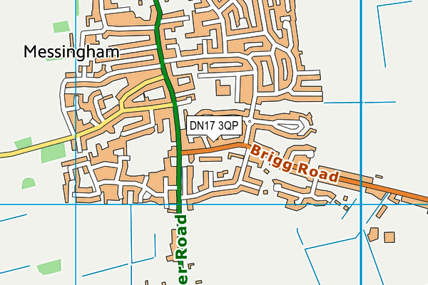 DN17 3QP map - OS VectorMap District (Ordnance Survey)