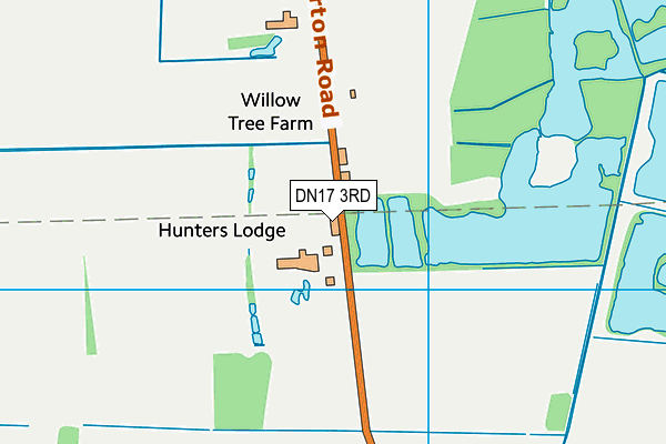 DN17 3RD map - OS VectorMap District (Ordnance Survey)