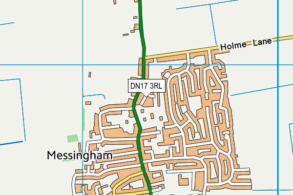 DN17 3RL map - OS VectorMap District (Ordnance Survey)