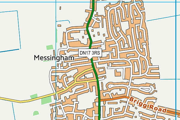 DN17 3RS map - OS VectorMap District (Ordnance Survey)
