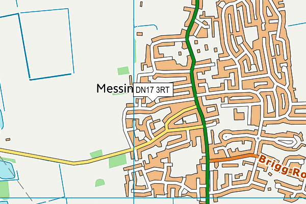 DN17 3RT map - OS VectorMap District (Ordnance Survey)