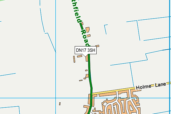 Map of SCUNTHORPE RACEWAY LIMITED at district scale