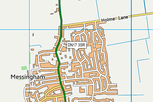 DN17 3SR map - OS VectorMap District (Ordnance Survey)