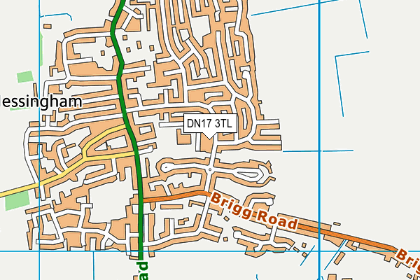 DN17 3TL map - OS VectorMap District (Ordnance Survey)