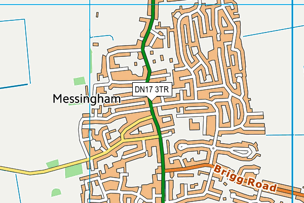 DN17 3TR map - OS VectorMap District (Ordnance Survey)
