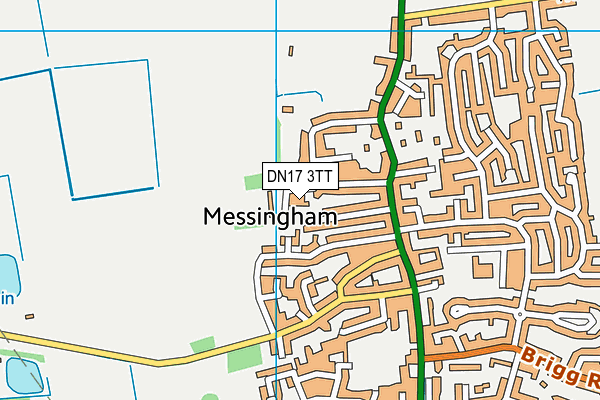 DN17 3TT map - OS VectorMap District (Ordnance Survey)