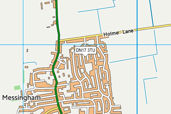 DN17 3TU map - OS VectorMap District (Ordnance Survey)