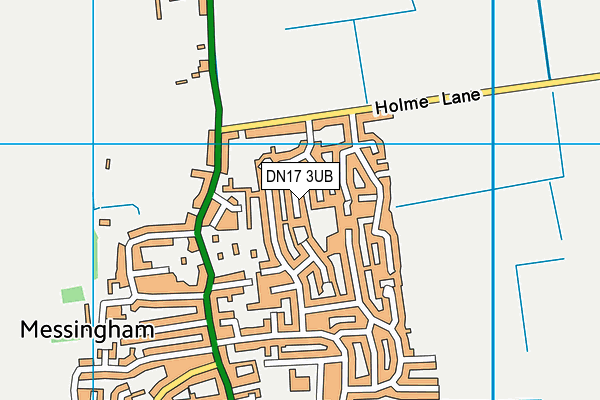 DN17 3UB map - OS VectorMap District (Ordnance Survey)