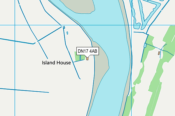 DN17 4AB map - OS VectorMap District (Ordnance Survey)