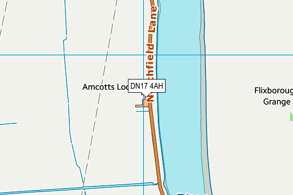 DN17 4AH map - OS VectorMap District (Ordnance Survey)