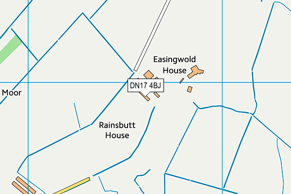 DN17 4BJ map - OS VectorMap District (Ordnance Survey)