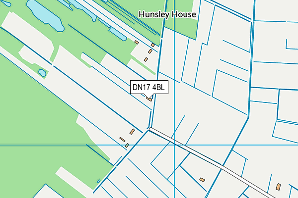 DN17 4BL map - OS VectorMap District (Ordnance Survey)