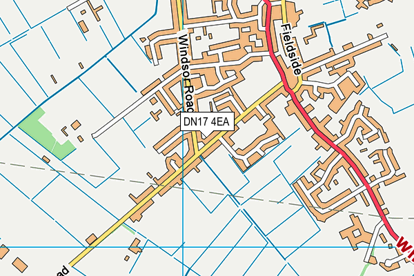 DN17 4EA map - OS VectorMap District (Ordnance Survey)