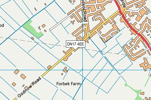 Windsor Park (Crowle) map (DN17 4EE) - OS VectorMap District (Ordnance Survey)
