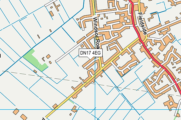 DN17 4EG map - OS VectorMap District (Ordnance Survey)