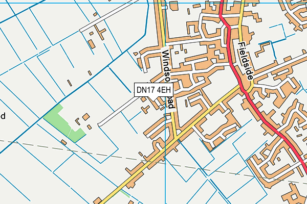 DN17 4EH map - OS VectorMap District (Ordnance Survey)