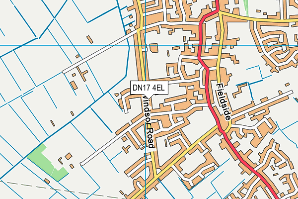 DN17 4EL map - OS VectorMap District (Ordnance Survey)