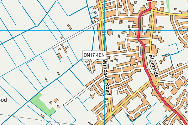 DN17 4EN map - OS VectorMap District (Ordnance Survey)