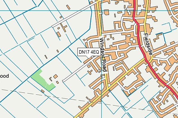 DN17 4EQ map - OS VectorMap District (Ordnance Survey)