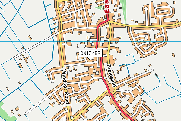 DN17 4ER map - OS VectorMap District (Ordnance Survey)