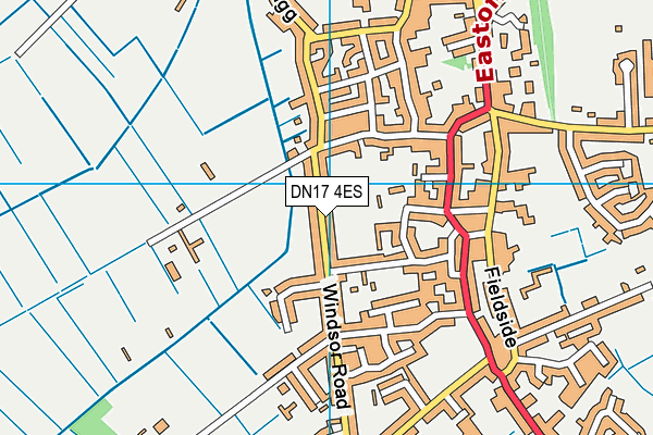 DN17 4ES map - OS VectorMap District (Ordnance Survey)
