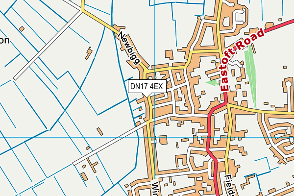 DN17 4EX map - OS VectorMap District (Ordnance Survey)