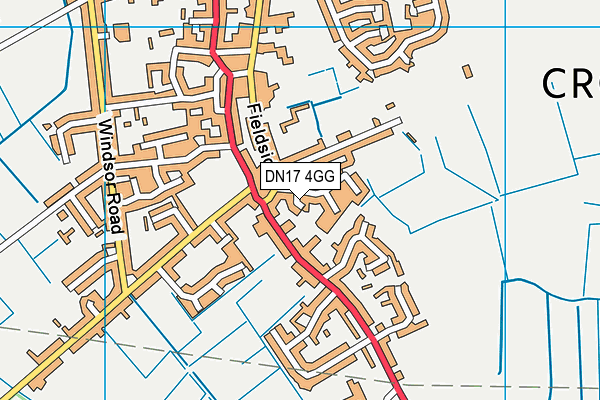 DN17 4GG map - OS VectorMap District (Ordnance Survey)