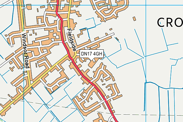 DN17 4GH map - OS VectorMap District (Ordnance Survey)