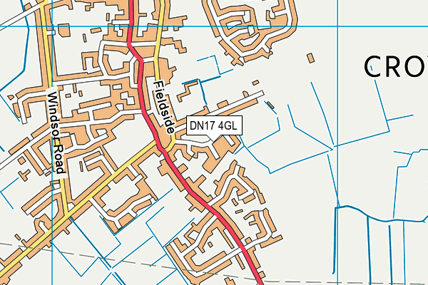 DN17 4GL map - OS VectorMap District (Ordnance Survey)