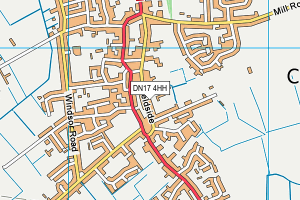 DN17 4HH map - OS VectorMap District (Ordnance Survey)