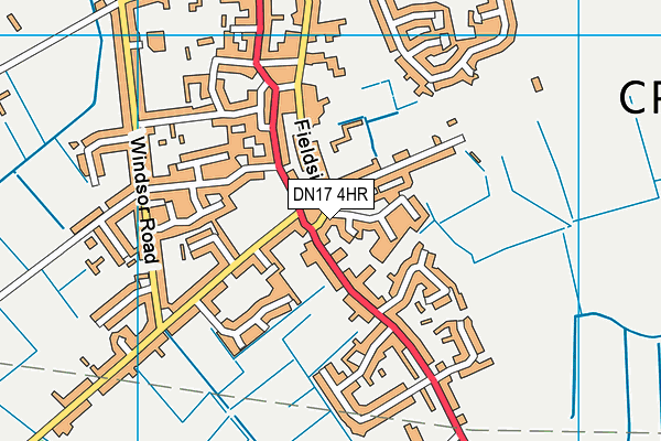 DN17 4HR map - OS VectorMap District (Ordnance Survey)