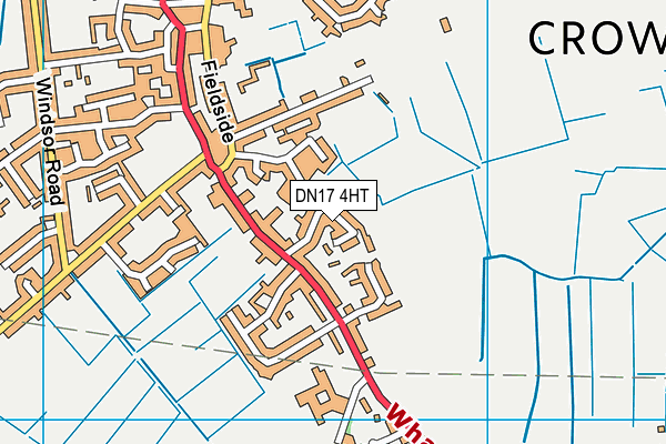 DN17 4HT map - OS VectorMap District (Ordnance Survey)